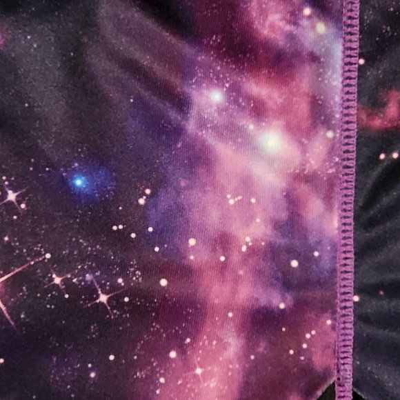 More Than Magic Womens Galaxy Print Leggings 10/12 L - Picture 4 of 6
